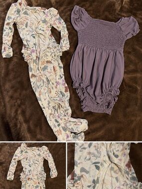 Tullabee Baby Romper Bundle - Lavender & Floral